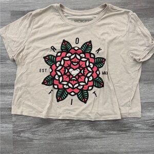 Women's Cream Crop (M)